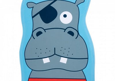 Alfombra infantil hipopotamo